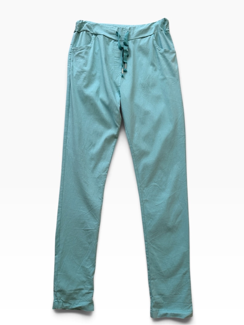 Marisima Smeraldo Drawstring Solid Stretch Pant O/S - Picture 2 of 7